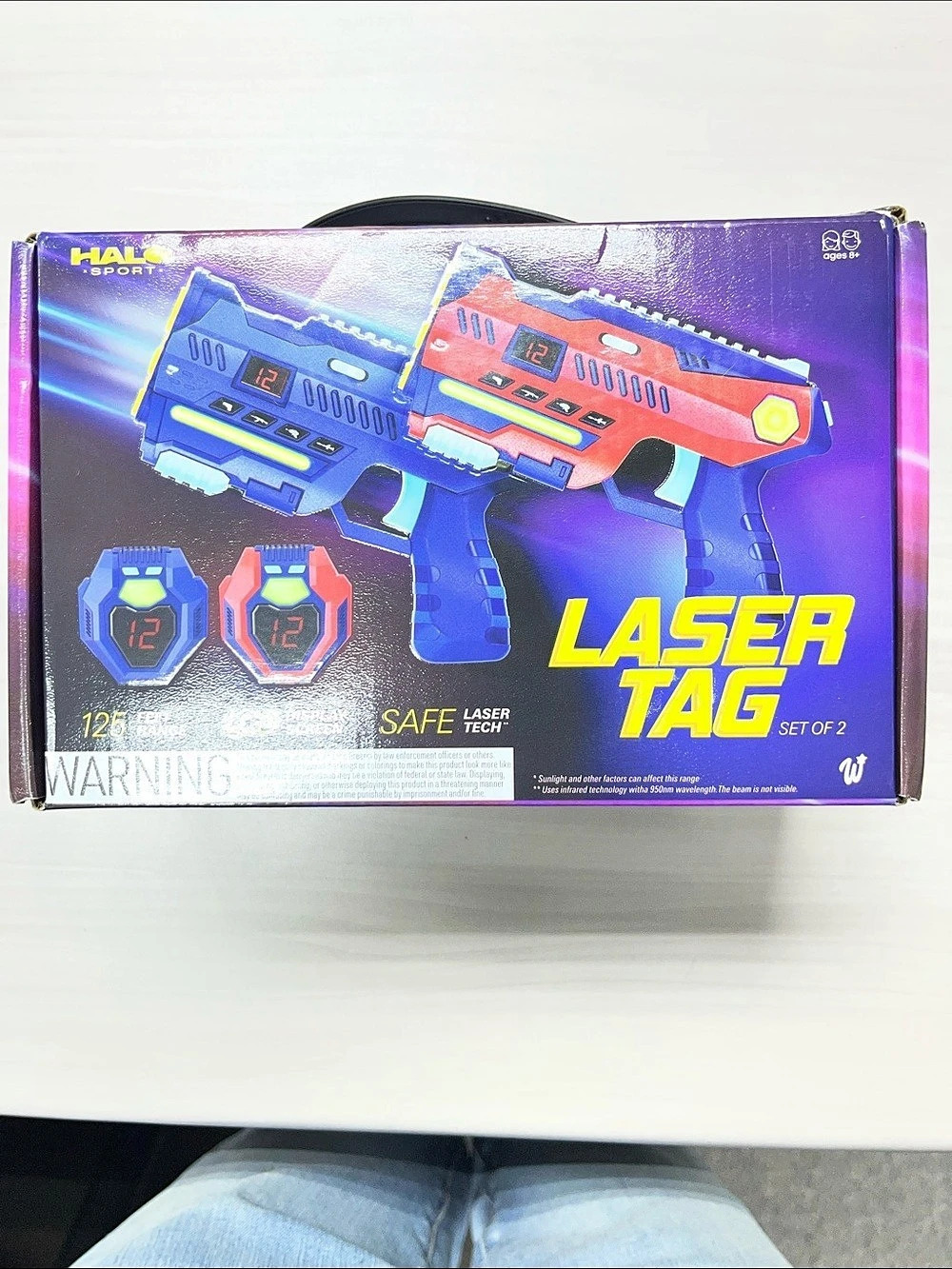 Halo Laser Tag Set of 2 Blue & Red